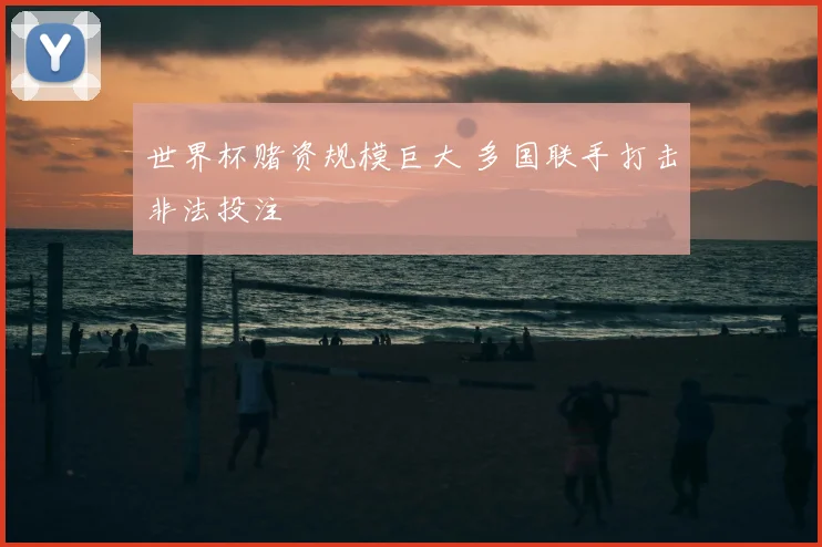 世界杯赌资规模巨大 多国联手打击非法投注